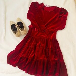 Red Velvet Dress
